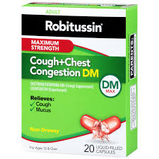 Robitussin Maximum Strength Cough And Chest Congestion Dm