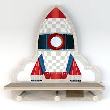 If you're interested in showing rakete at an event, please get in touch. Dekornik Wandregal Garderobe Rakete Blau Rot 32cm Online Kaufen
