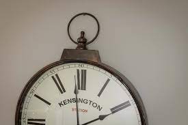 Pocket Watch Vintage Wall Clock Brass