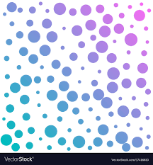 Abstract Colorful Dots Pattern Background Vector Image