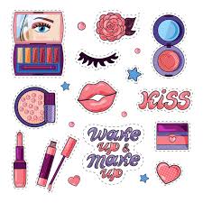 makeup stickers images free