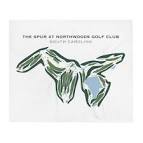 Buy the best printed golf course The Spur at Northwoods Golf Club ...