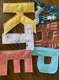 fabric alphabet letters makerplace by