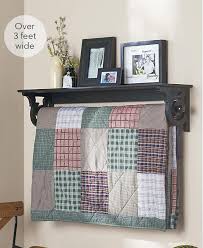 deluxe quilt blanket holder wall