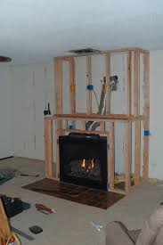 Diy Gas Fireplace Surround Modern