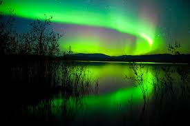 look up spectacular northern lights