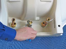how to install a pedestal sink how