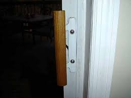 a loose sliding glass door handle