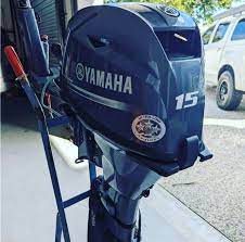 yamaha 15 hp outboard motor fairly used