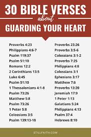 134 Bible Verses about Guarding Your Heart (KJV) | StillFaith.com