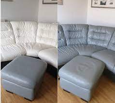 paint a leather sofa