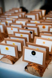 Picture Of Lovely Autumn Wedding Seating Charts And Escort Cards