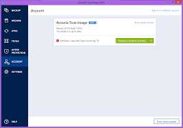 Acronis True Image 2019: how to activate the license | Knowledge Base