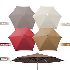 8 2ft 6 Ribs Patio Umbrella Canopy