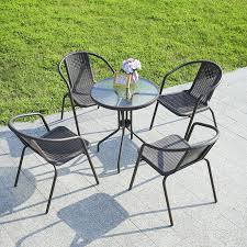 Garden Patio Table Chair Bistro Set