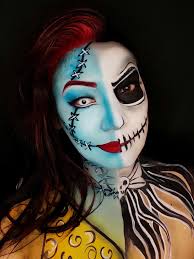 artistic makeup inspired by jack and