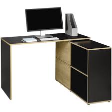 41.25 w lara corner desk black poplar wood iron framing modern contemporary. Svenborg 1200x1200mm Corner Workstation Oak Black Officeworks
