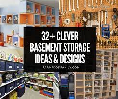 32 clever basement storage system