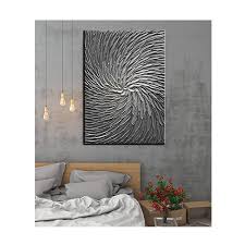 Grey Black Canvas Art