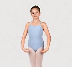 Nwt Dance Mirella Lt Blue Camisole Leotard Cotton Lycra Girls Med Child M201c Ebay