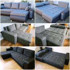 corner sofa bed with double storage