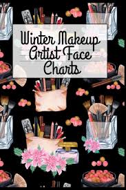 winter makeup artist face charts