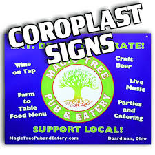 Full Color Coroplast Signs Available At Boardman Printing