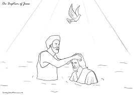 Or sometimes you just need to fill in those last five minutes before the end of class. Jesus Baptism Coloring Page Azspring