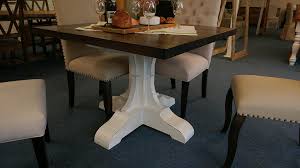 simple carved round or square table