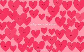 cute pink heart wallpaper for laptop