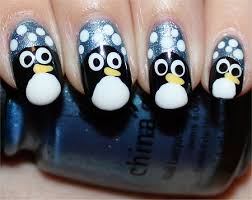 nail art tutorial penguin nails