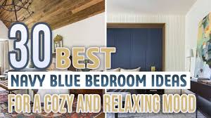 30 best navy blue bedroom ideas for a