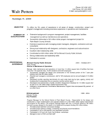 Functional Project Manager Resume Management Techno Construction