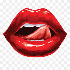 drawing lip mouth licking punish red