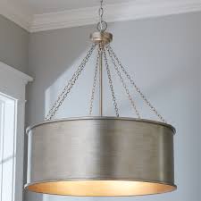 Luxe Patina Metal Drum Shade Pendant Large Shades Of Light