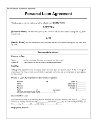 Loan Contract Templates Word Google Docs Apple Pages Free