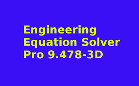 Engineering Equation Solver Pro 9 478