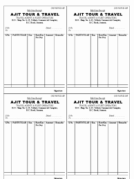 Travel Bill Template Agency Invoice Format Excel All Tour Pinterest