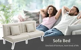 Homcom 2 Seater Convertible Sofa Bed