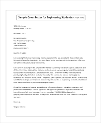 Engineering Internship Cover Letter Sample Cover Letter For