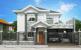 Two Story House Design With Four