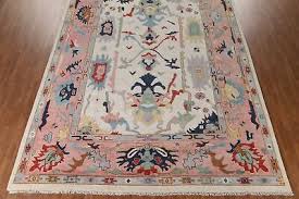 pink fl oushak oriental large rug