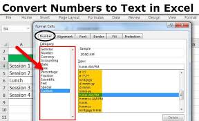 convert numbers to text in excel what