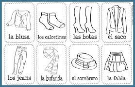 spanish clothing songs for kids