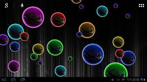 neon bubble live wallpaper you