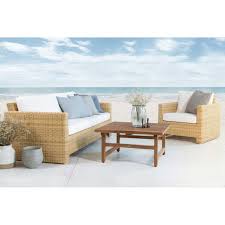 Sixty Outdoor 3 Seater Sofa Sika Design Cushion Color White