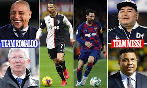 Ronaldo lima has 353 books on goodreads, and is currently reading topologia da violência by block ronaldo lima? Lionel Messi V Cristiano Ronaldo How Have Other Football Icons Viewed The Sport S Biggest Debate Daily Mail Online
