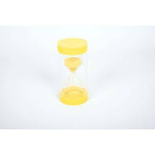 Large Sand Timer 3 Minutes Yellow