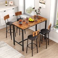 5 piece dining set modern dining table