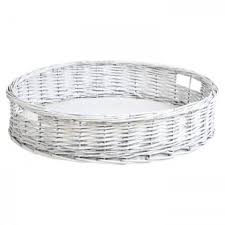 Round Wicker Serving Tray Hartleys Direct